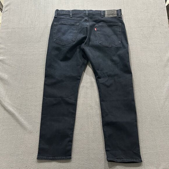 Levis Jeans Mens 38x30 Blue Premium Lot 502 Tapered Leg Stretch Denim Big E - Picture 2 of 11